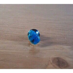 VINTAGE NAVAJO TURQUOISE SILVER TIE TAC Pin Stud